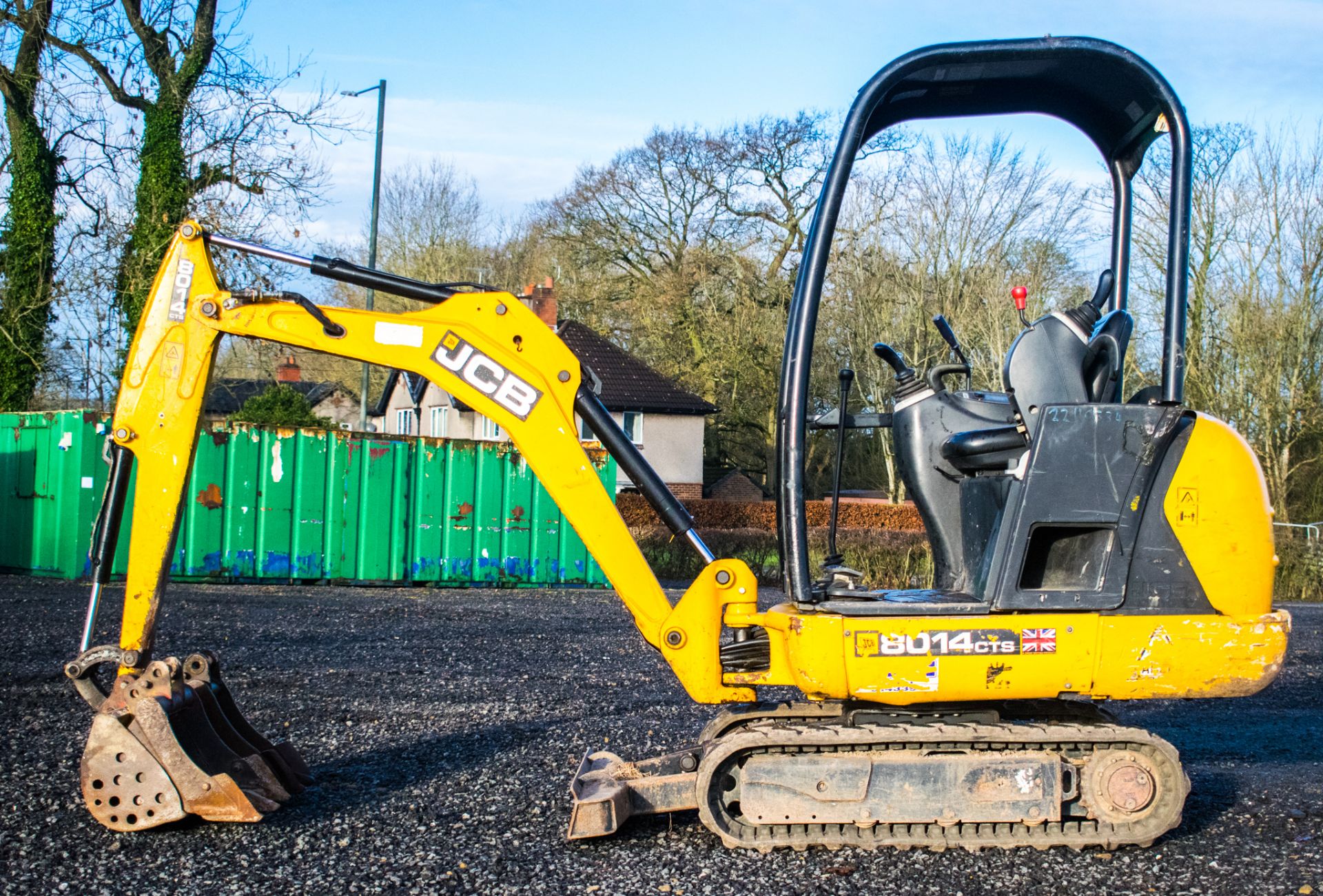 JCB 8014 CTS 1.4 tonne rubber tracked excavator Year: 2014 S/N: 2070479 Recorded Hours: 2371 - Image 7 of 17