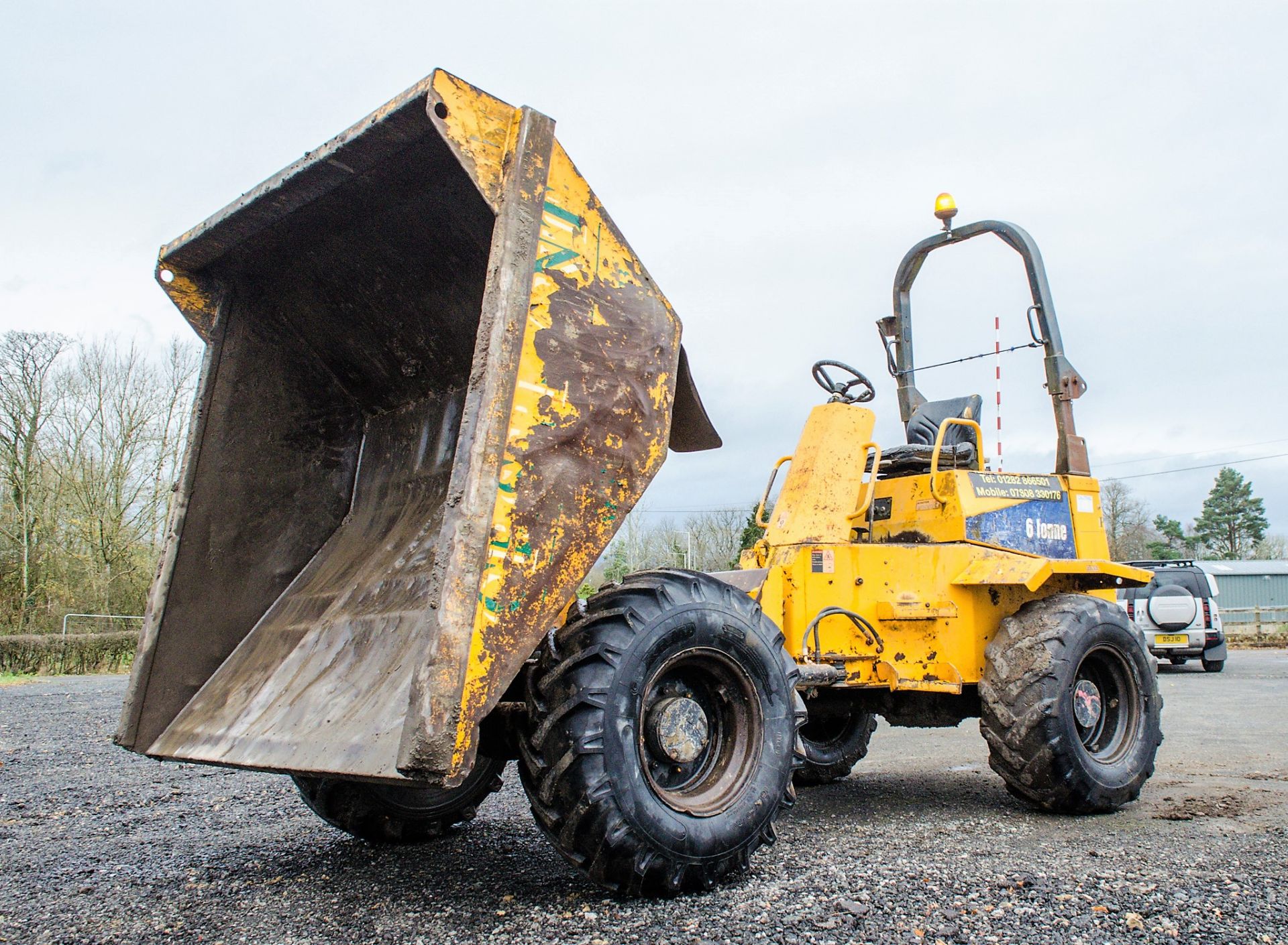 Thwaites 6 tonne straight skip dumper Year: 2006 S/N: 604B1455 Recorded Hours: 4673 CP24 - Image 9 of 22