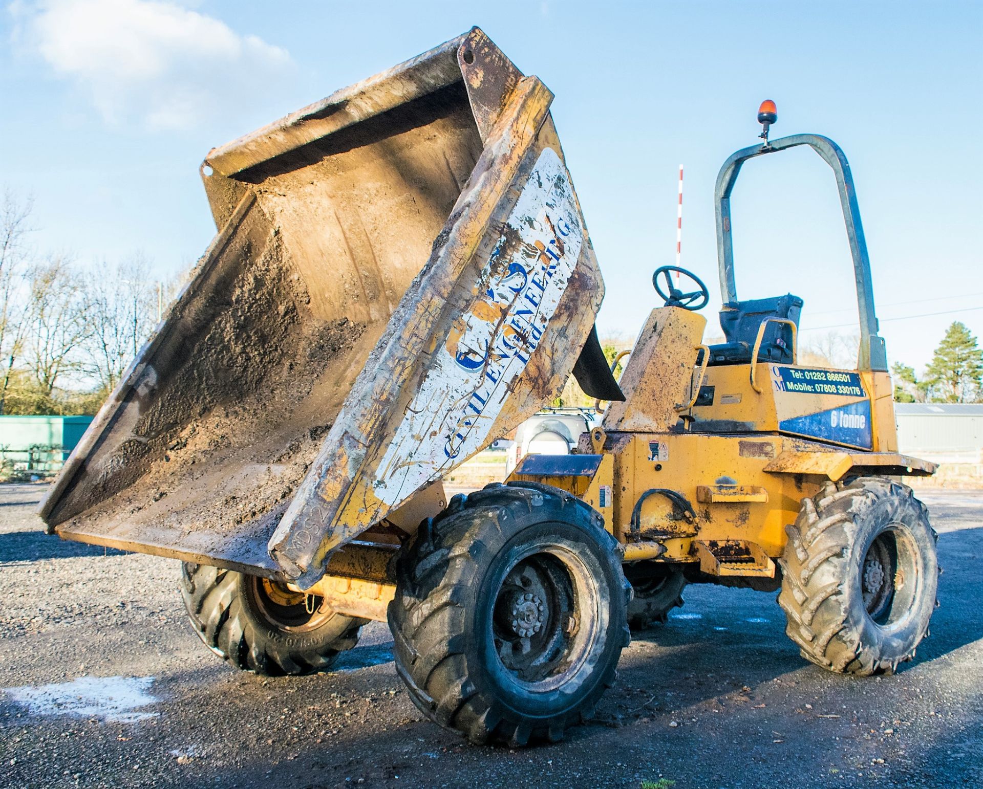 Thwaites 6 tonne straight skip dumper Year: 2004 S/N: A3841   MDS2    34 Recorded Hours: 4676 - Image 14 of 18