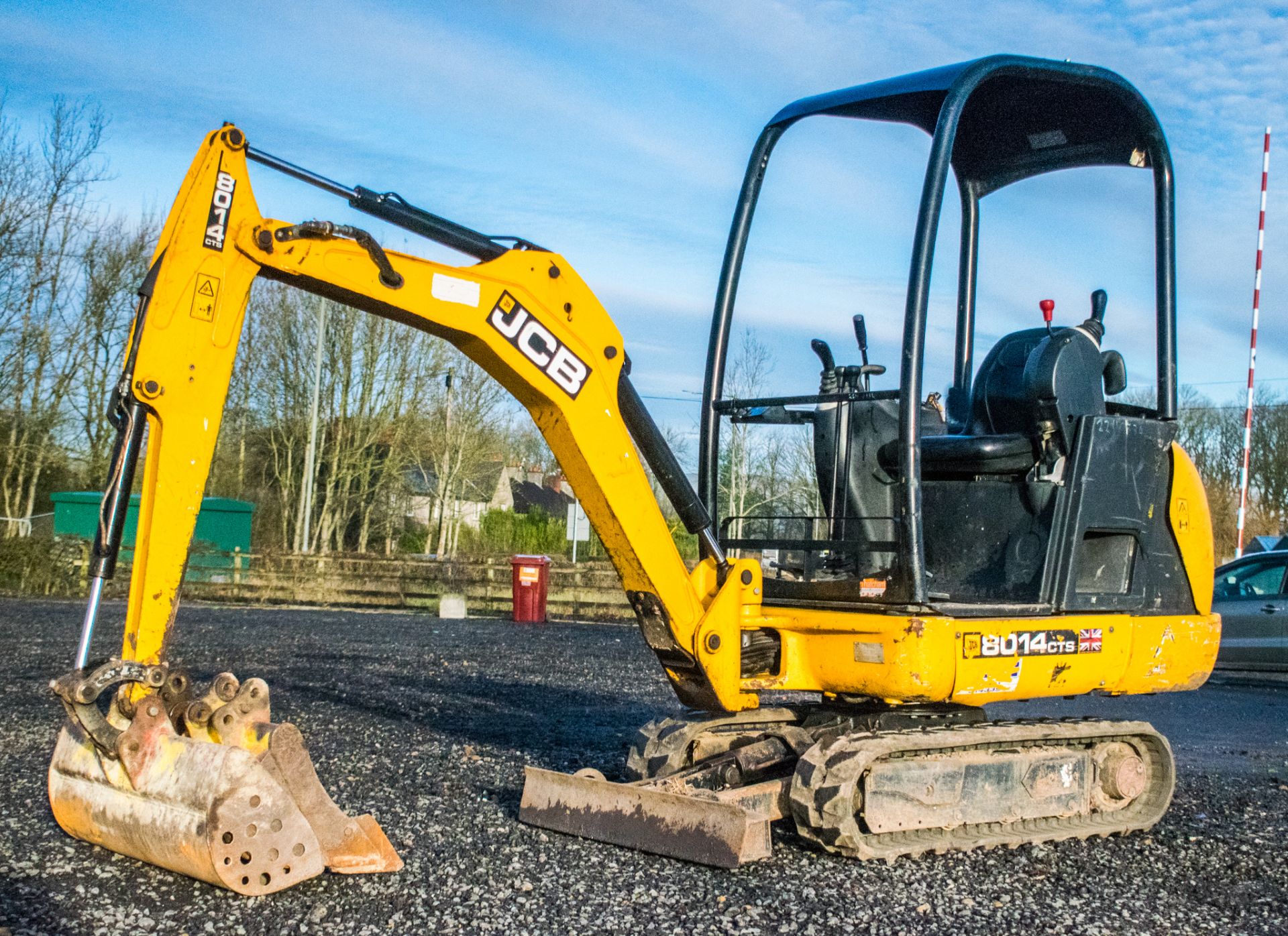 JCB 8014 CTS 1.4 tonne rubber tracked excavator Year: 2014 S/N: 2070479 Recorded Hours: 2371