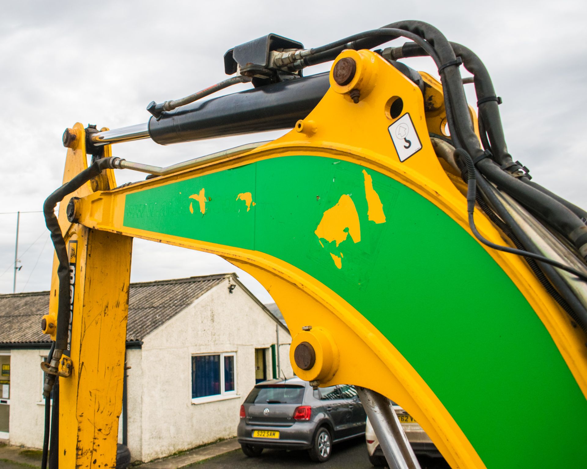 JCB 8055 ZTS 5.5 tonne rubber tracked excavator Year: 2014 S/N: 60700 Recorded Hours: 2647 piped, - Image 12 of 19