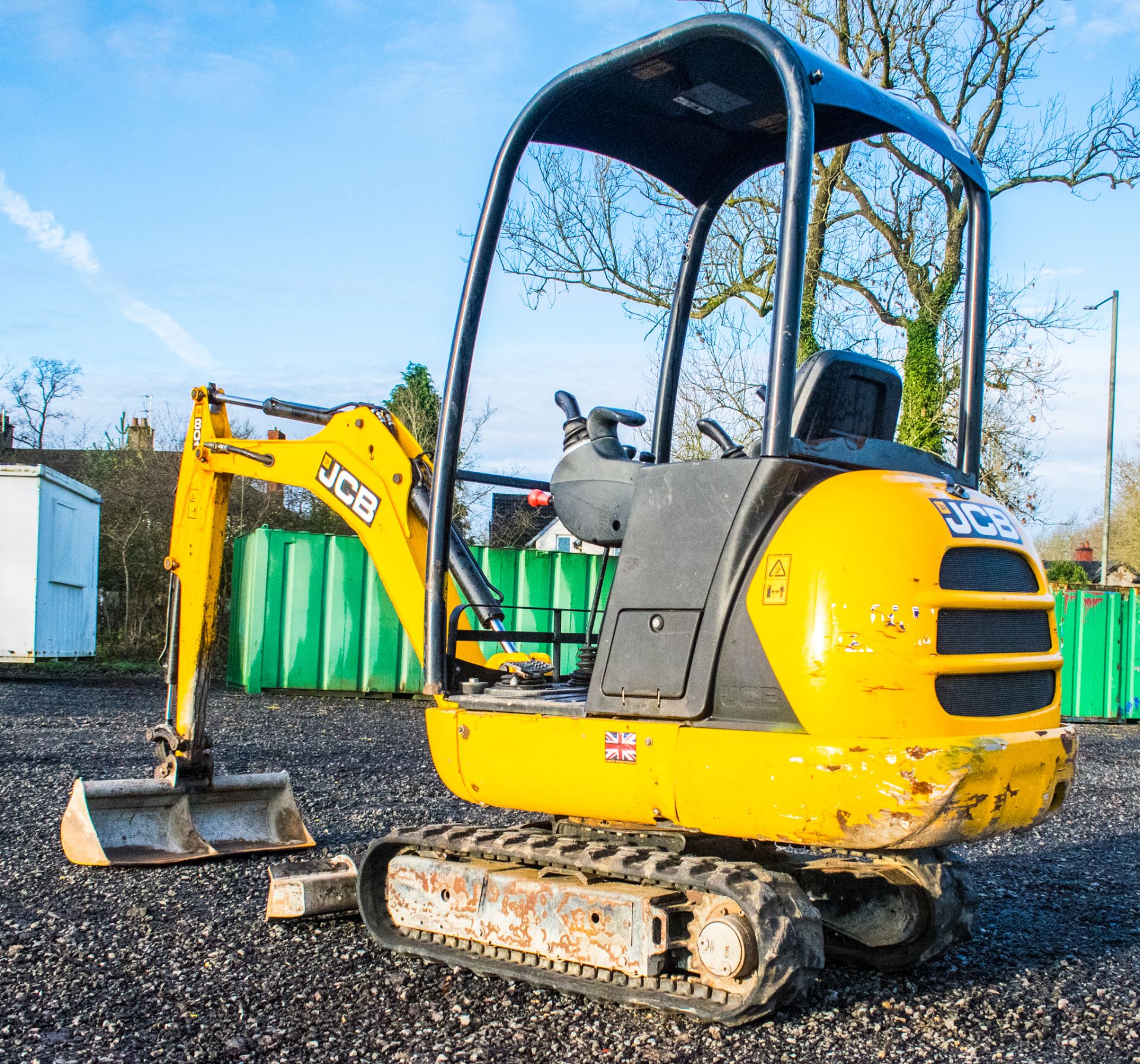 JCB 8014 CTS 1.4 tonne rubber tracked excavator Year: 2015 S/N: 71284 Recorded Hours: 962 Piped, - Image 2 of 19