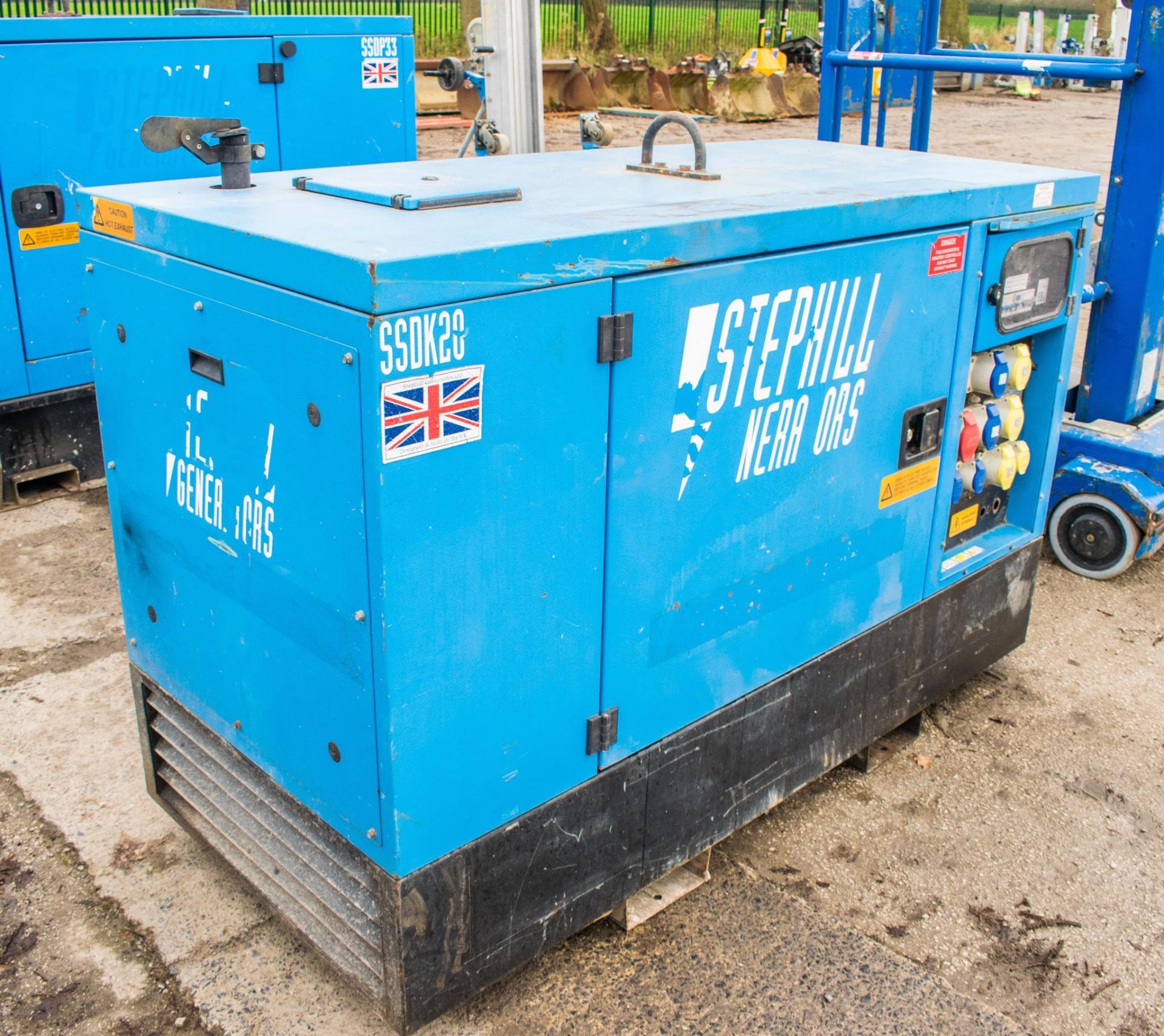 Stephill SSDK20 20 kva diesel driven generator Year: 2014 S/N: 600390 Recorded Hours: 10720 GEN934 - Image 2 of 5