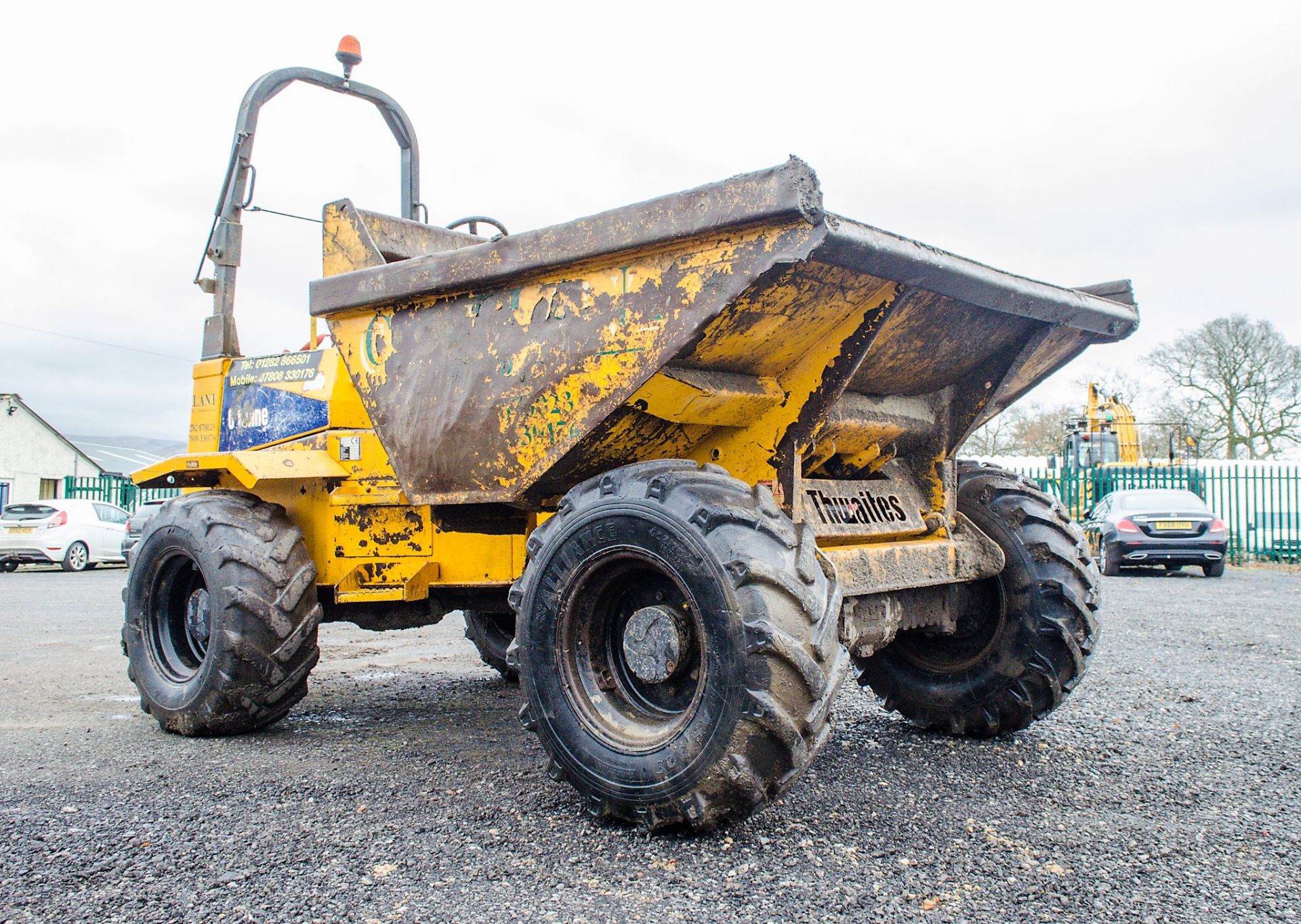 Thwaites 6 tonne straight skip dumper Year: 2006 S/N: 604B1455 Recorded Hours: 4673 CP24 - Image 2 of 22