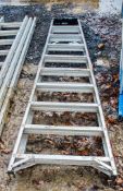 10 tread aluminium step ladder