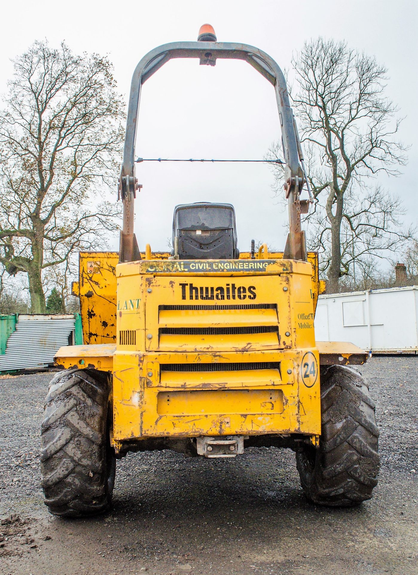 Thwaites 6 tonne straight skip dumper Year: 2006 S/N: 604B1455 Recorded Hours: 4673 CP24 - Image 6 of 22