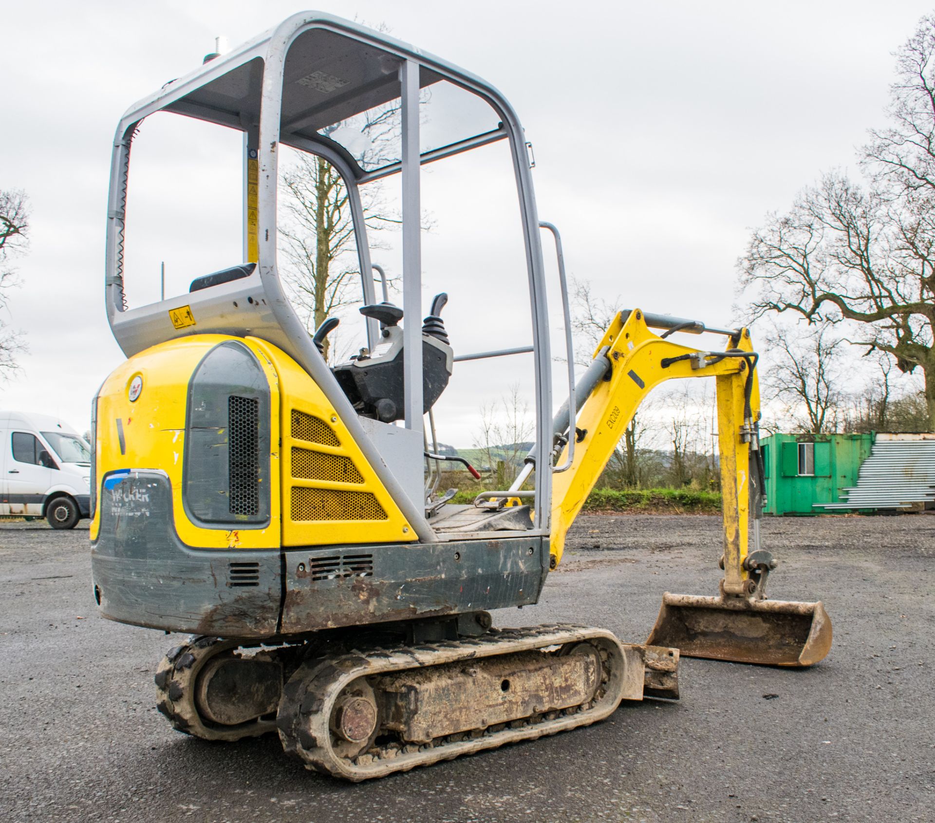 Wacker Neuson ET16 1.5 tonne rubber tracked excavator Year: 2017 S/N: AL00541 Recorded Hours: - Image 3 of 16