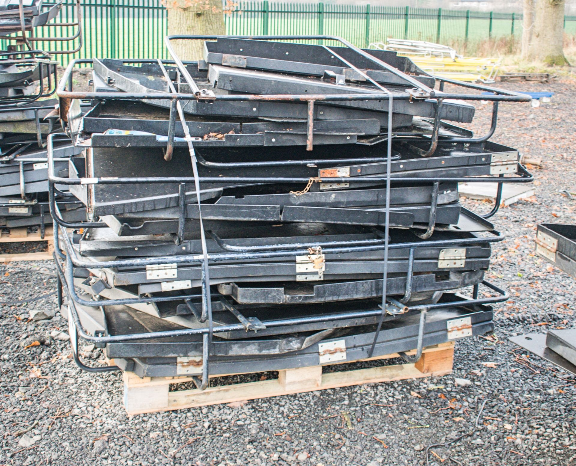 7 - Pallets of various cab guards - Image 2 of 7
