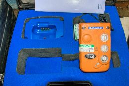 Crowcon gas detector c/w charger & carry case