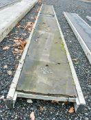 4.8 metre aluminium staging board A700017 ** Wood broken **