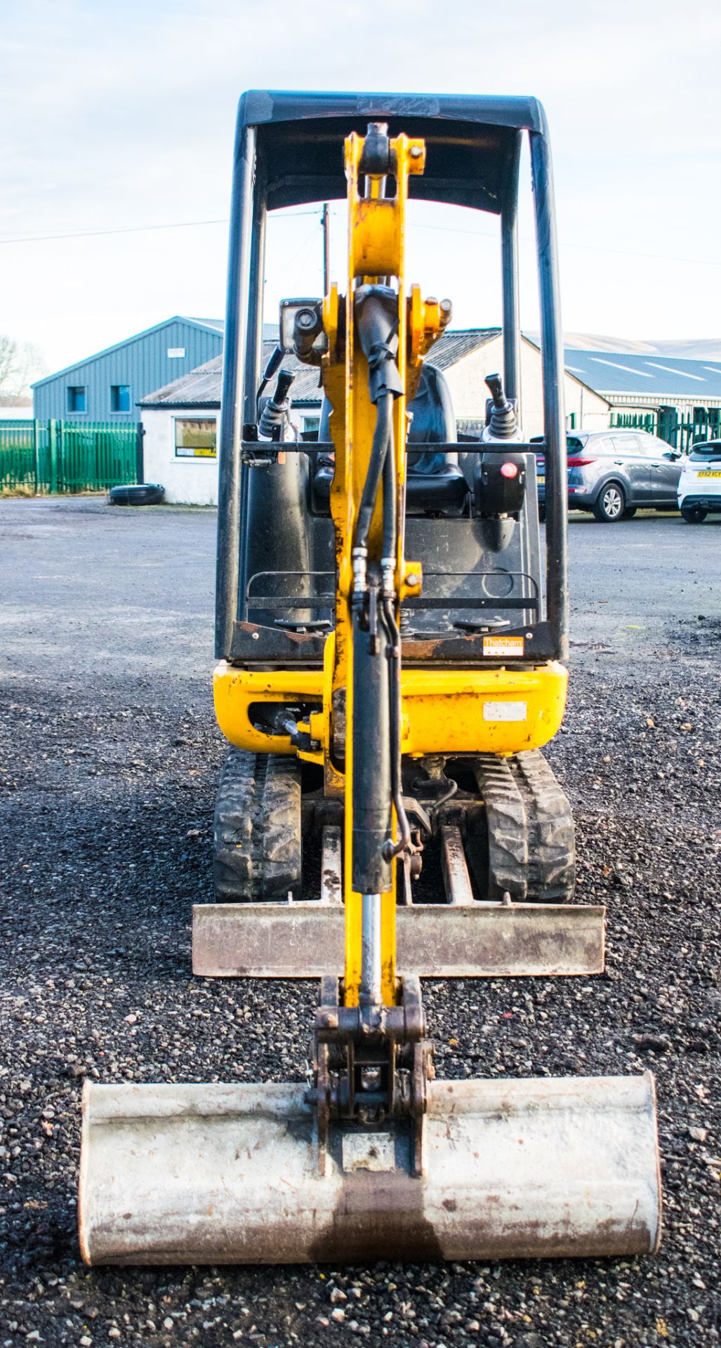 JCB 8014 CTS 1.4 tonne rubber tracked excavator Year: 2015 S/N: 71284 Recorded Hours: 962 Piped, - Image 5 of 19