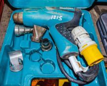 Makita 110v heat gun c/w carry case