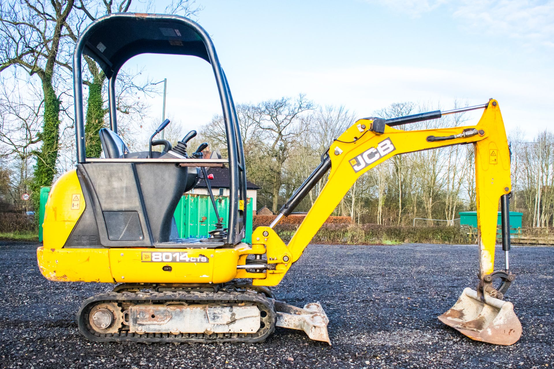 JCB 8014 CTS 1.4 tonne rubber tracked excavator Year: 2015 S/N: 71284 Recorded Hours: 962 Piped, - Image 7 of 19