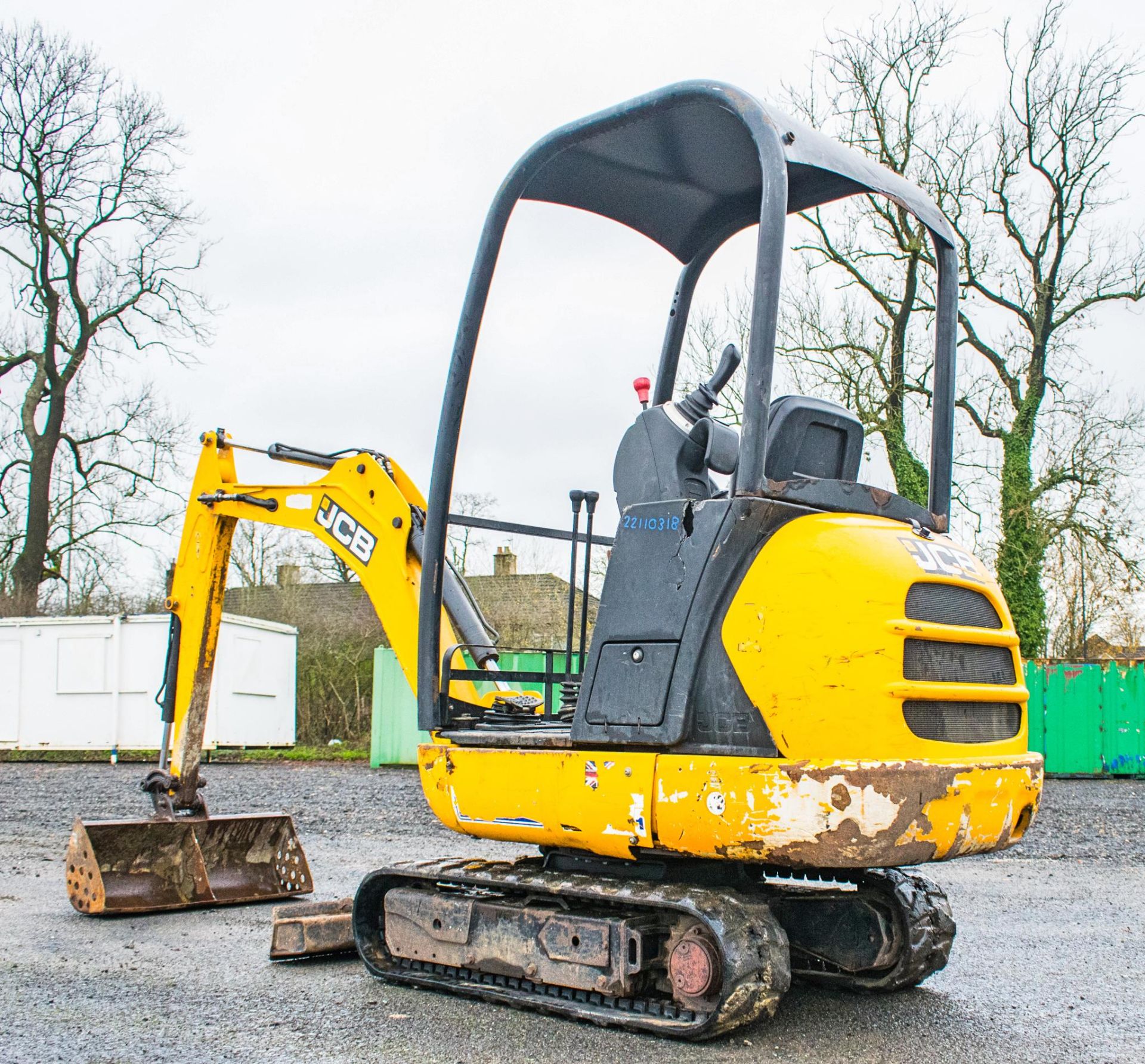 JCB 8014 CTS 1.4 tonne rubber tracked excavator Year: 2015 S/N: 70485 Recorded Hours: 1763 Piped, - Image 4 of 18