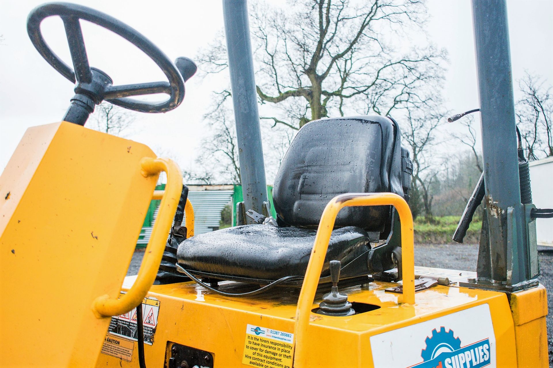 Thwaites 3 tonne swivel skip dumper Year: 2005 S/N: 1B0366 Recorded Hours: Not displayed (Clock - Image 17 of 21