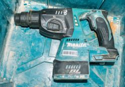 Makita 18v cordless SDS rotary hammer drill c/w carry case ** No battery or charger **