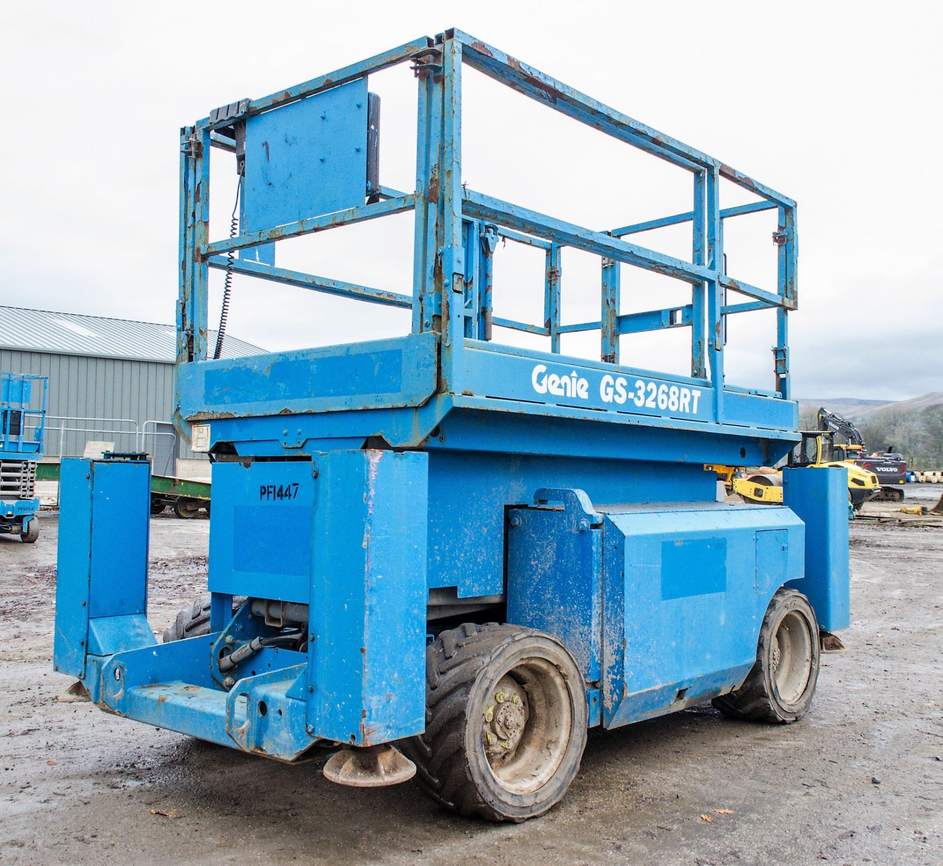 Genie GS3268RT diesel driven rough terrain fork lift truck Year: 2009 S/N: 52720 Recorded Hours: