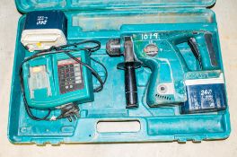 Makita 24v cordless SDS rotary hammer drill c/w 2 batteries, charger & carry case A559359