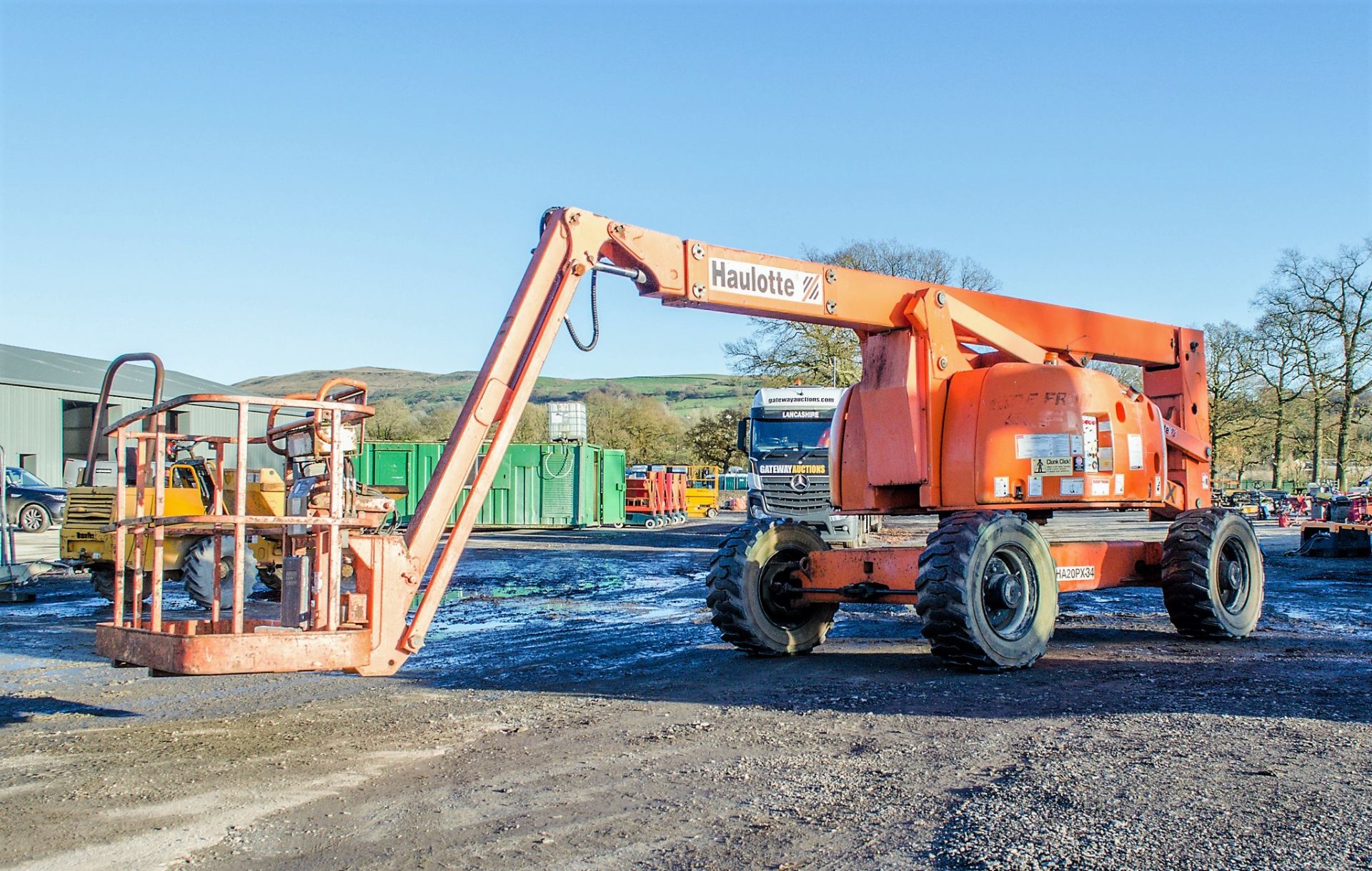 Haulotte HA20PX 20 metre diesel driven 4WD articulated boom access platform Year: 2004 S/N: AD108793