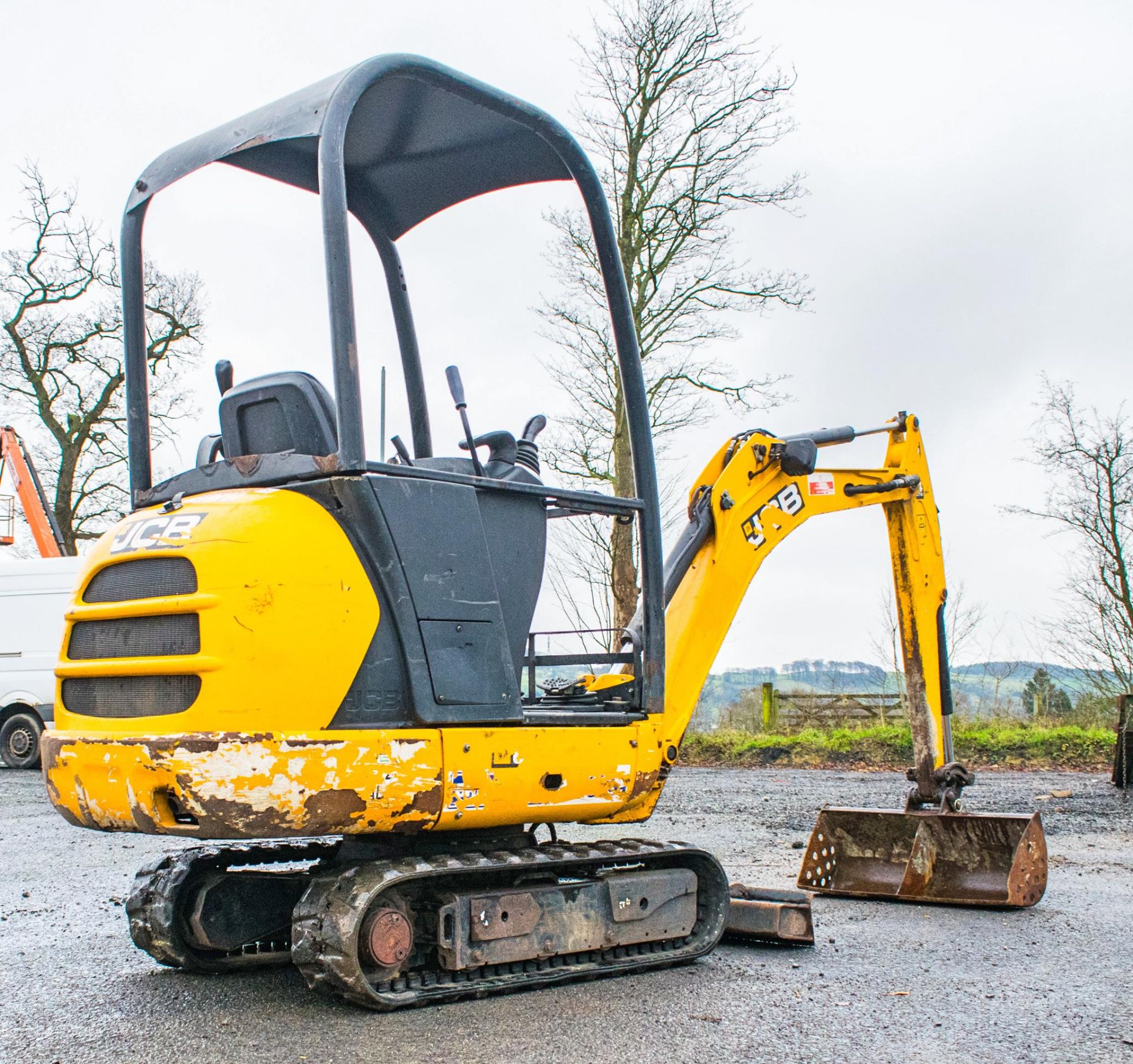 JCB 8014 CTS 1.4 tonne rubber tracked excavator Year: 2015 S/N: 70485 Recorded Hours: 1763 Piped, - Image 3 of 18