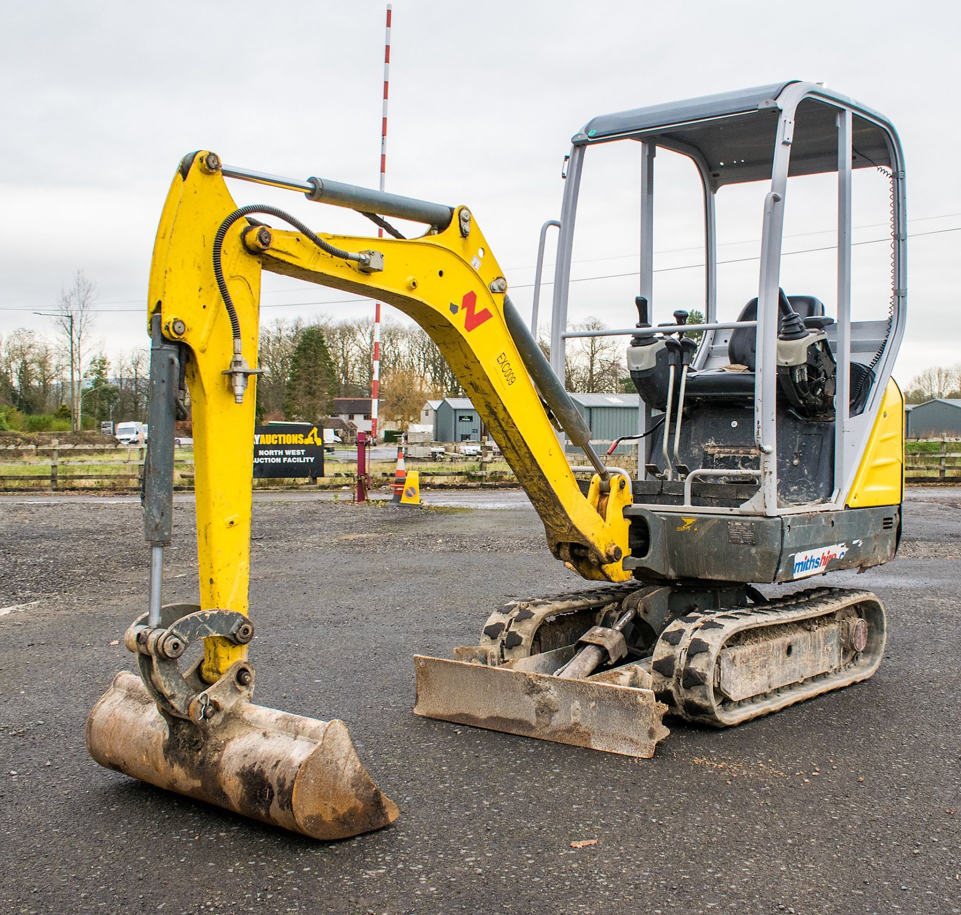 Wacker Neuson ET16 1.5 tonne rubber tracked excavator Year: 2017 S/N: AL00541 Recorded Hours: