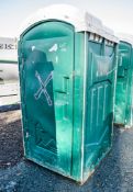 Portable plastic toilet