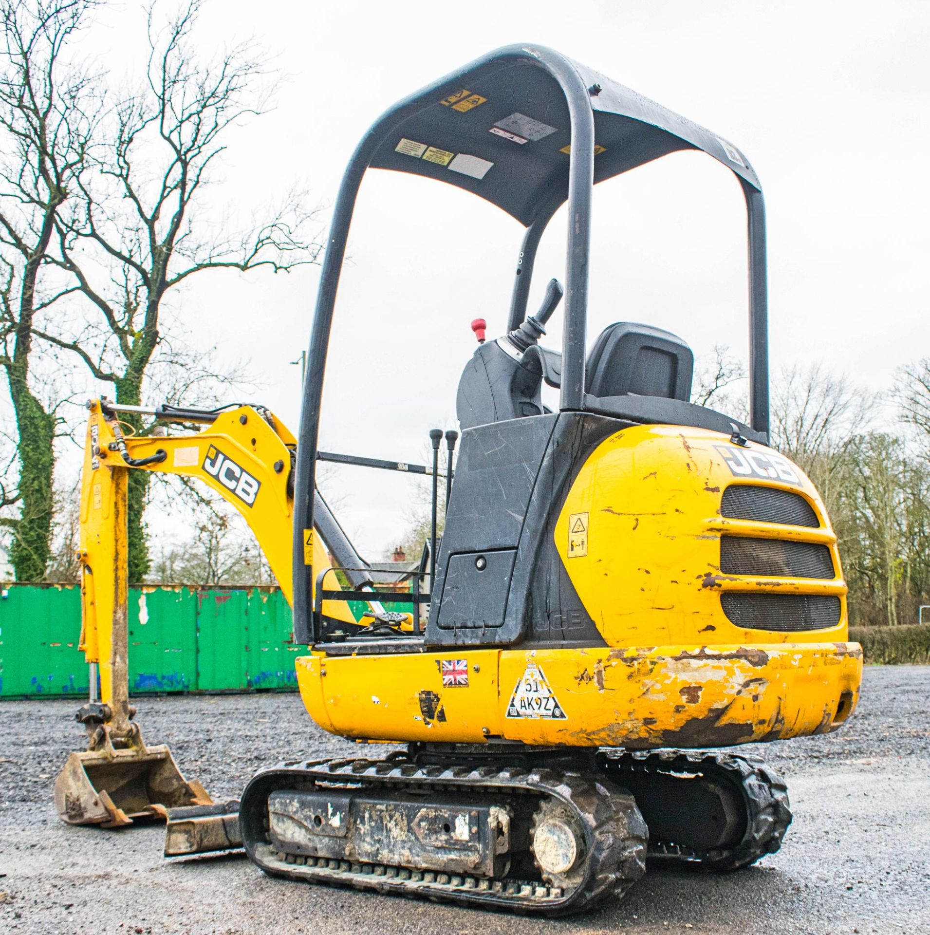 JCB 8014 CTS 1.4 tonne rubber tracked excavator Year: 2015 S/N: 70461 Recorded Hours: 850 Piped, - Image 4 of 18