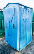 Portable plastic toilet