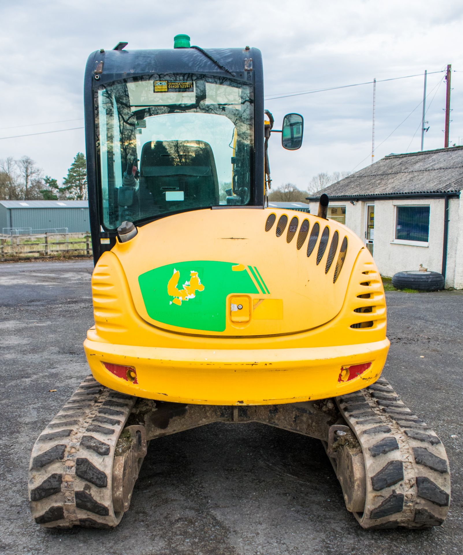 JCB 8055 ZTS 5.5 tonne rubber tracked excavator Year: 2014 S/N: 60700 Recorded Hours: 2647 piped, - Image 6 of 19