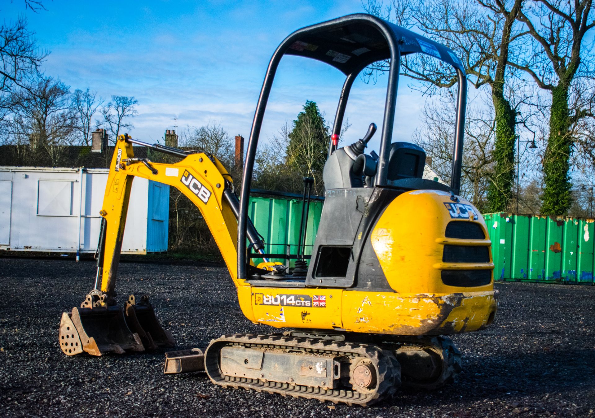 JCB 8014 CTS 1.4 tonne rubber tracked excavator Year: 2014 S/N: 2070479 Recorded Hours: 2371 - Image 2 of 17