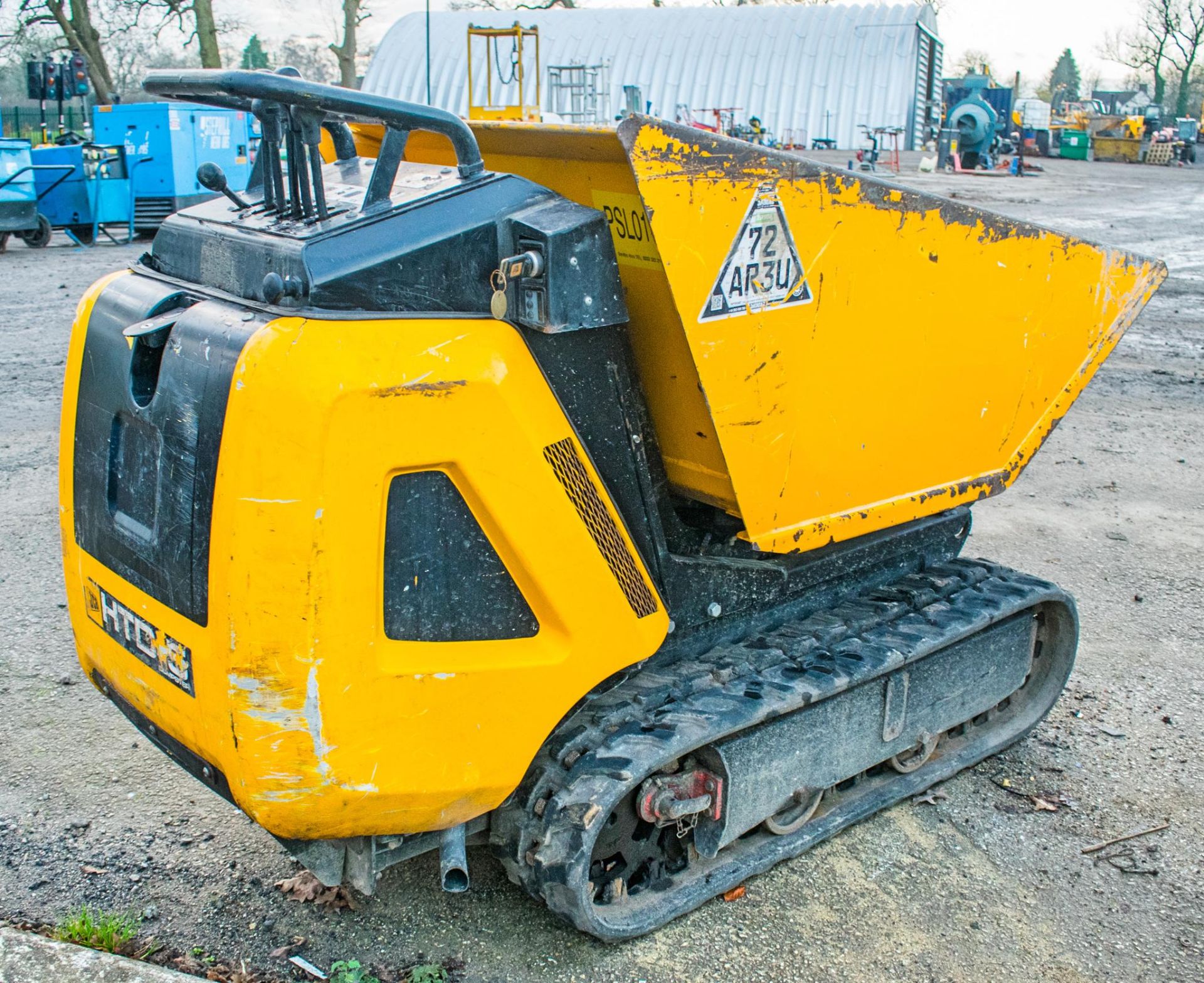 JCB HTD5 Dumpster 500kg diesel driven tracked dumper PSL014 ** Engine parts missing ** - Image 2 of 5