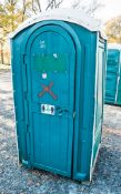 Portable plastic toilet