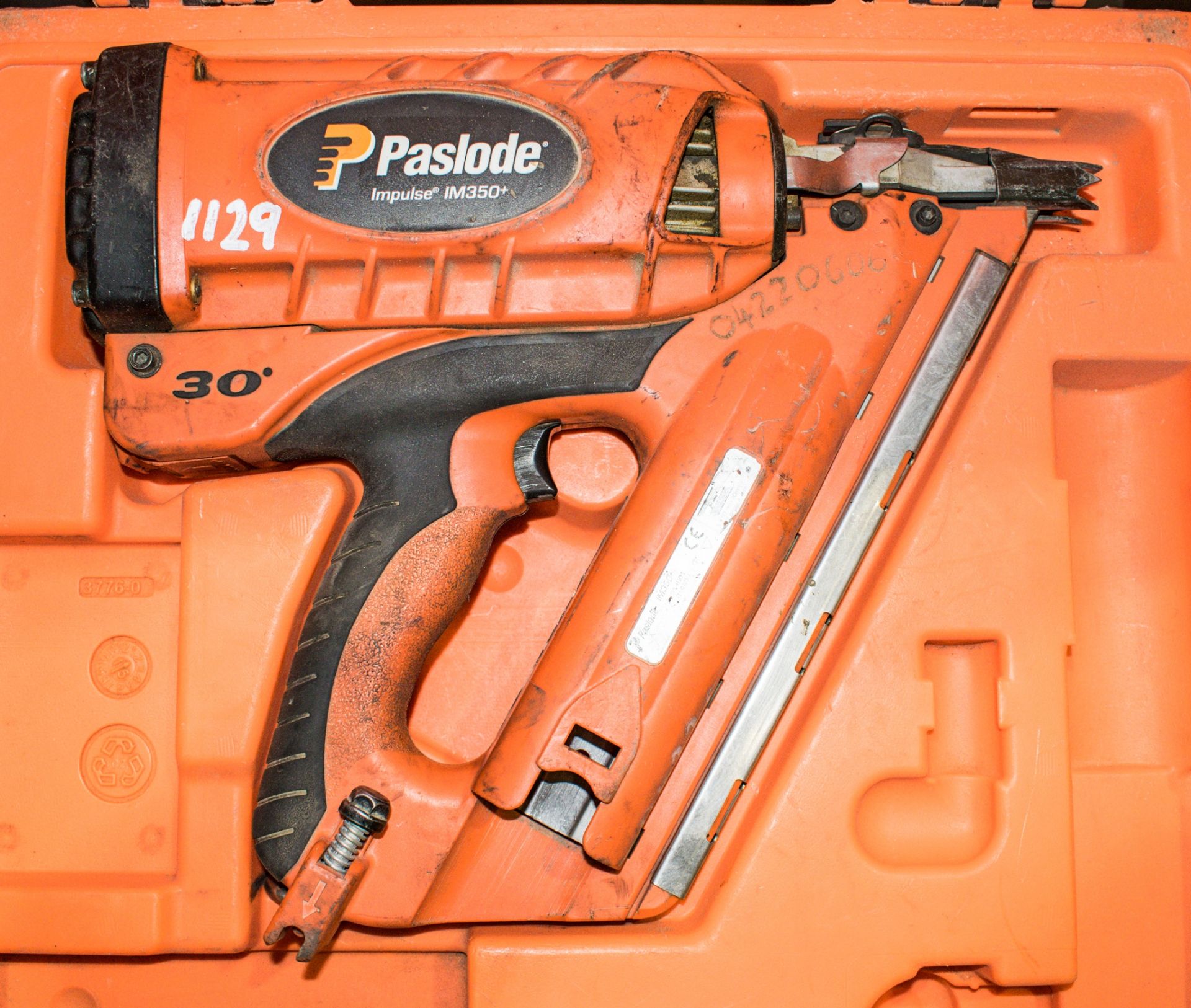 Paslode nail gun c/w carry case ** No battery or charger **