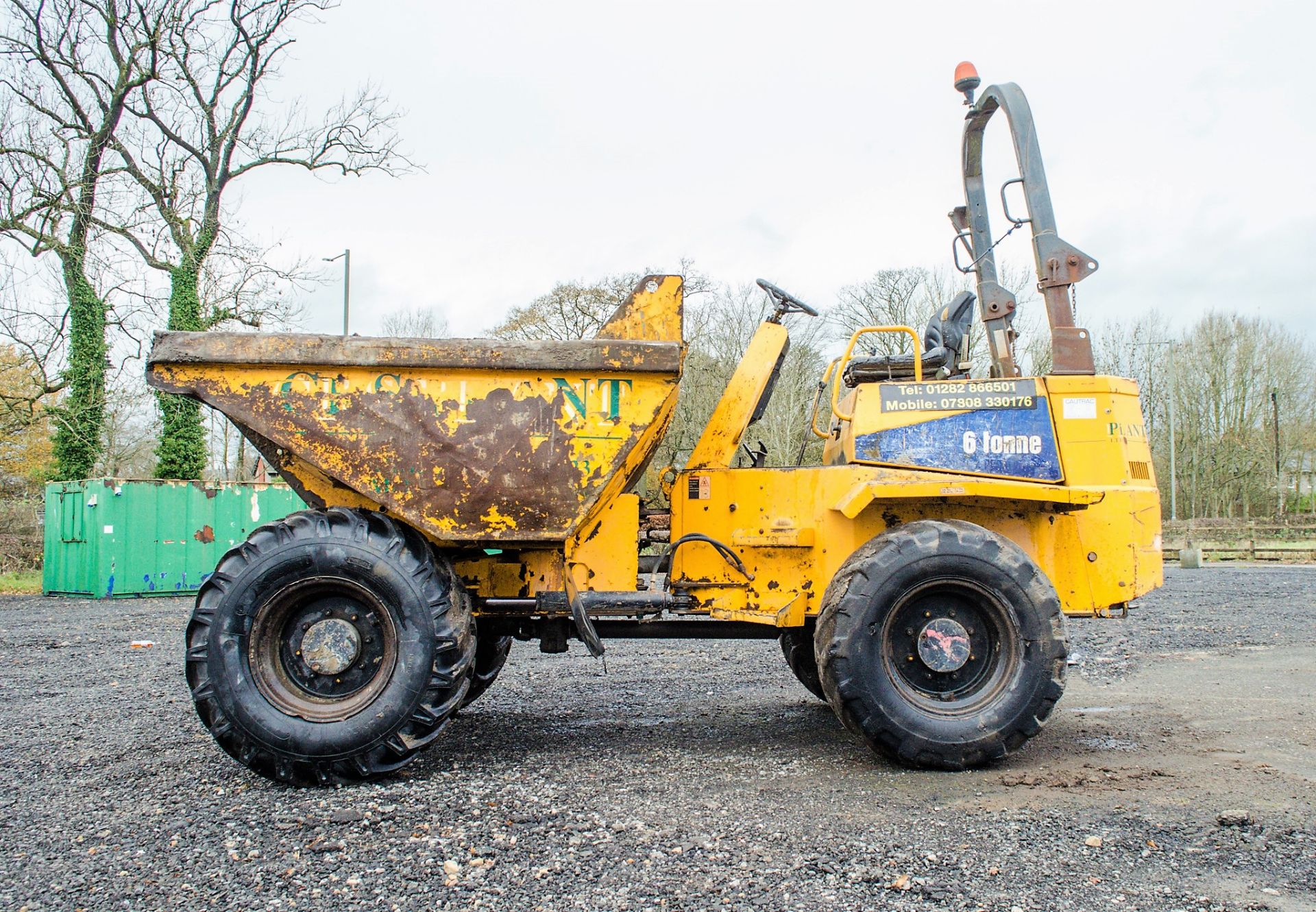 Thwaites 6 tonne straight skip dumper Year: 2006 S/N: 604B1455 Recorded Hours: 4673 CP24 - Image 7 of 22