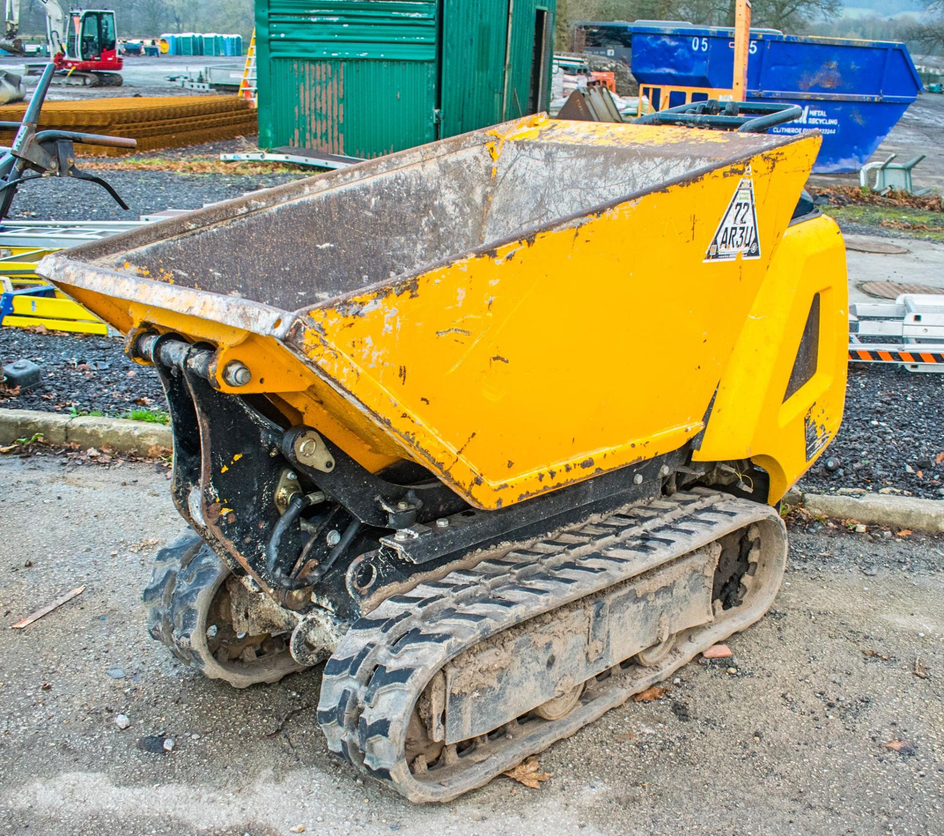 JCB HTD5 Dumpster 500kg diesel driven tracked dumper PSL014 ** Engine parts missing **