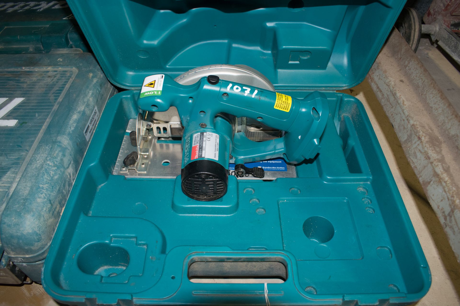 Makita 18v cordless circular saw c/w carry case ** No battery or charger **