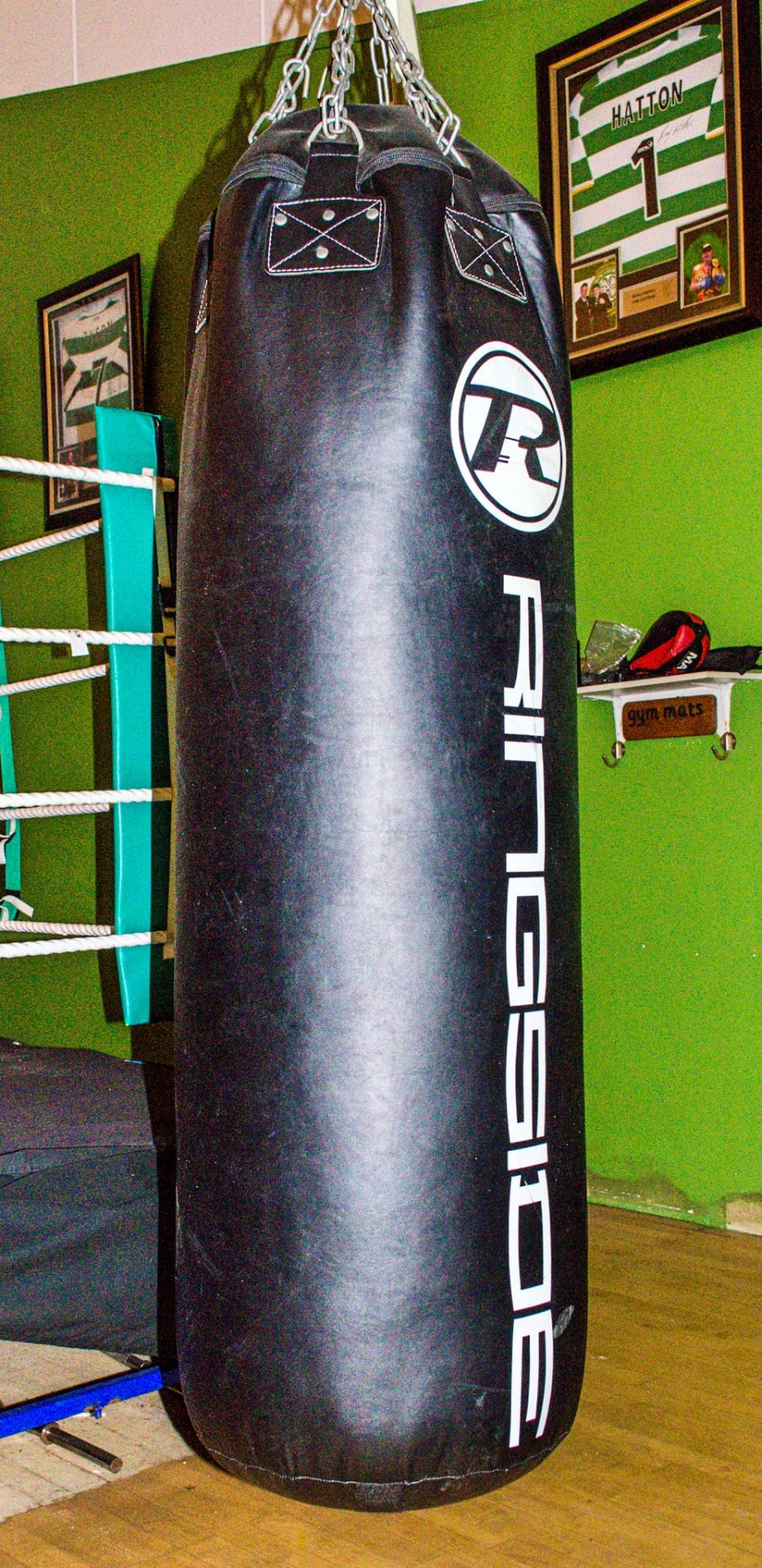 16ft x 16ft competition boxing ring c/w 2 Ringside 5ft boxing bags ** No VAT on hammer price but VAT - Image 10 of 12