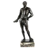 Tischbronze Julius Caesar Höhe: 27 cm. Gesamthöhe: 30 cm. Italien Ende 18./ Anfang 19.