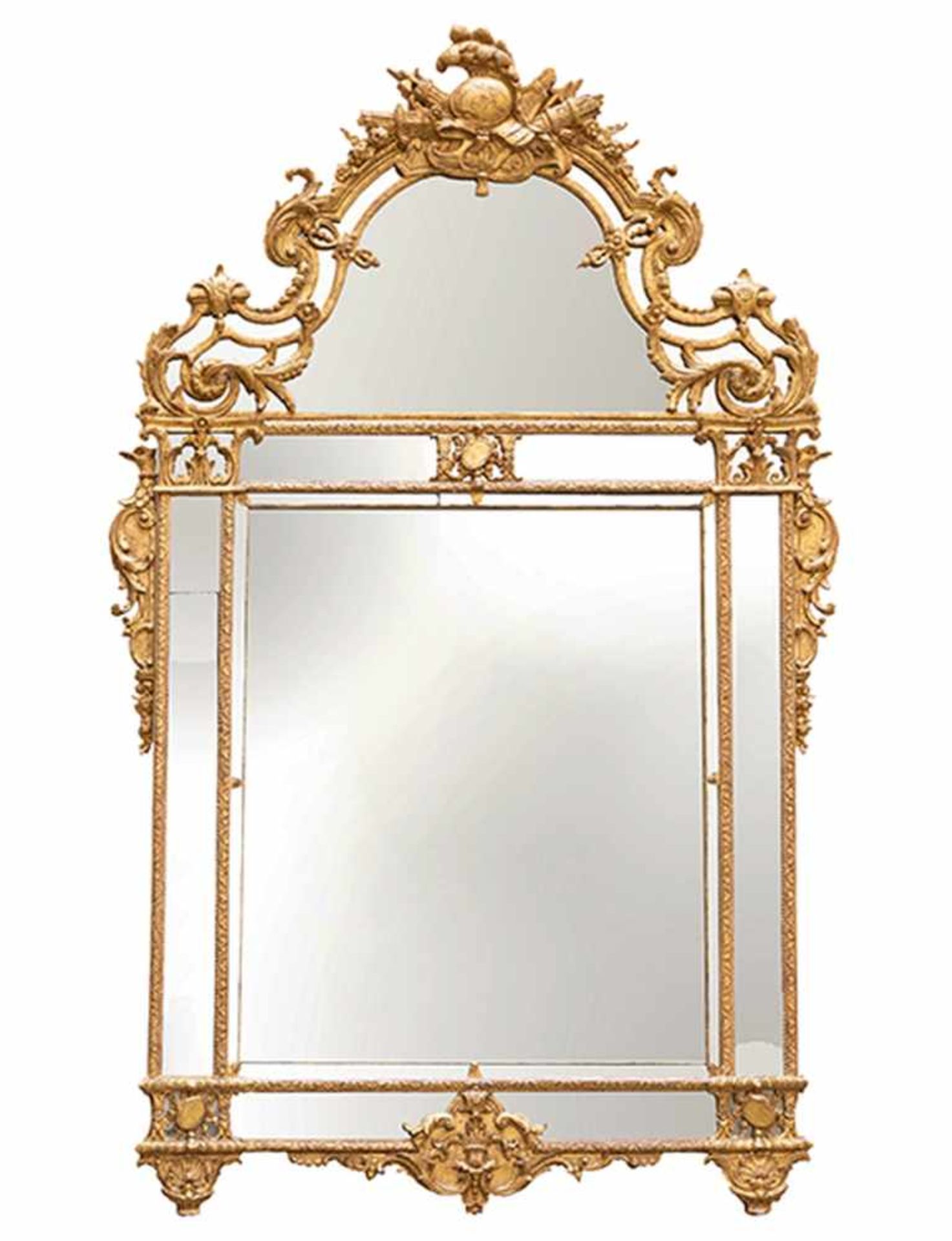 Large Régence mirror< - Bild 2 aus 2