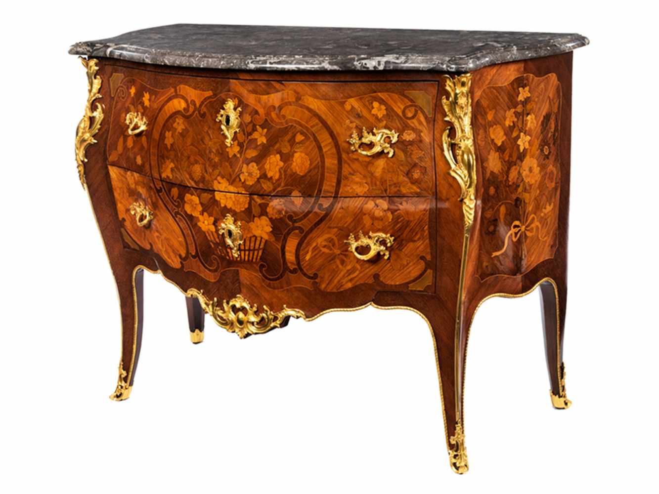 Elegant Louis XV commode - Image 5 of 5