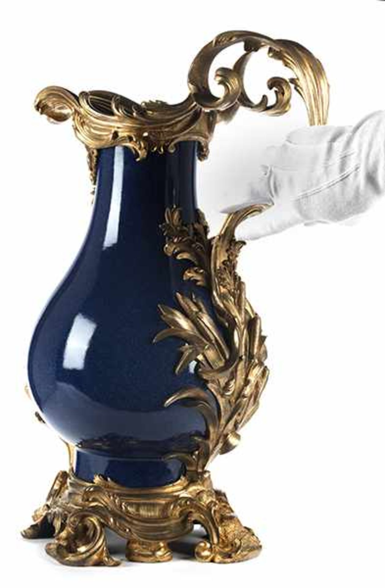 Large Louis XV mantle vase - Bild 7 aus 8