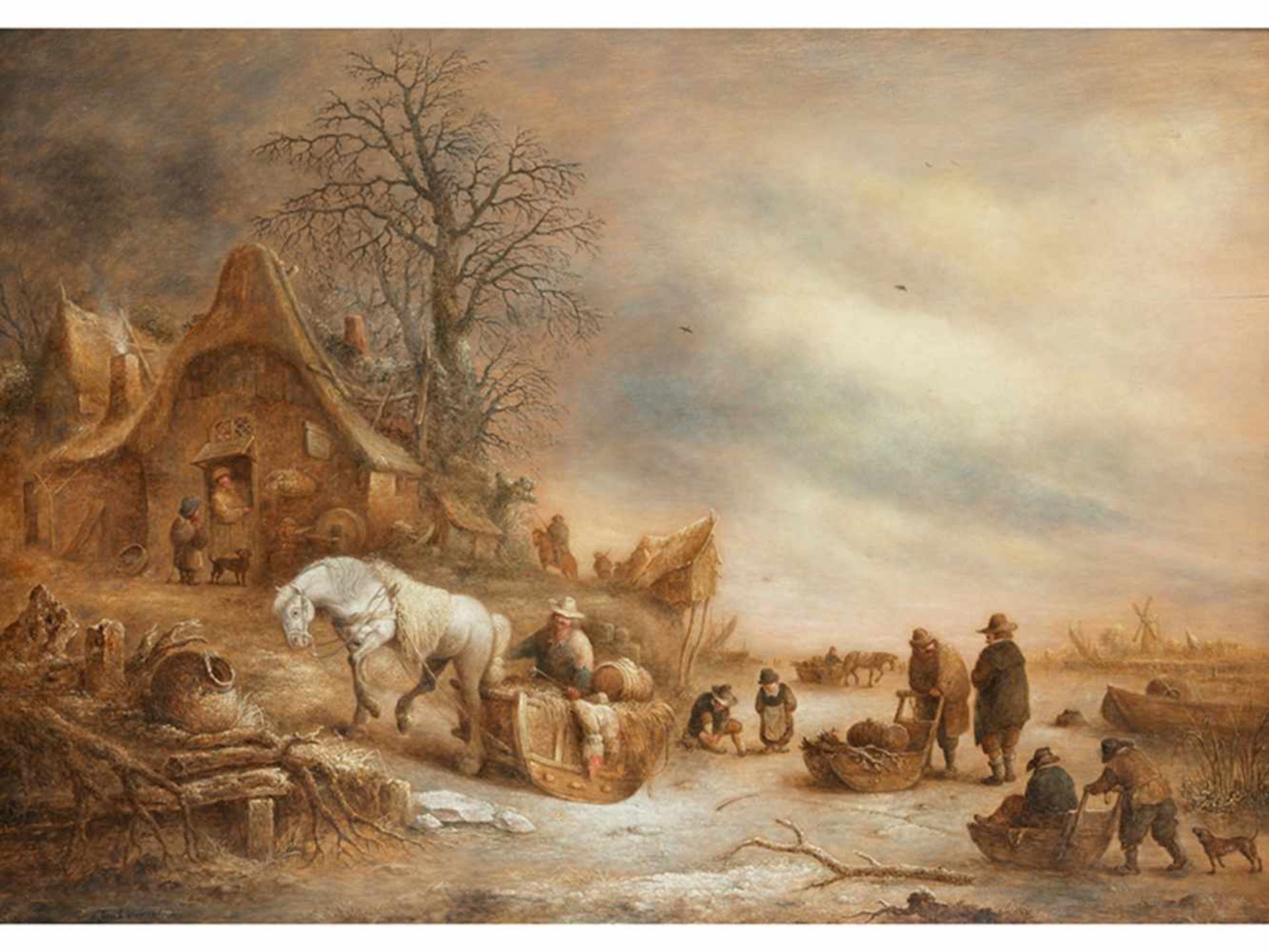 Künstler des 19. Jahrhunderts, in der Nachfolge von Isaac von Ostade< - Bild 11 aus 11