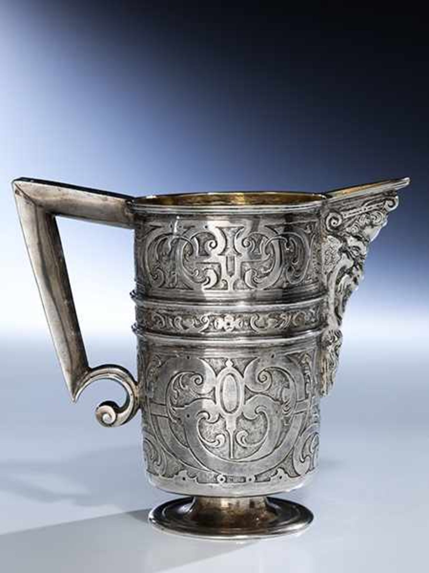 Renaissance silver jug