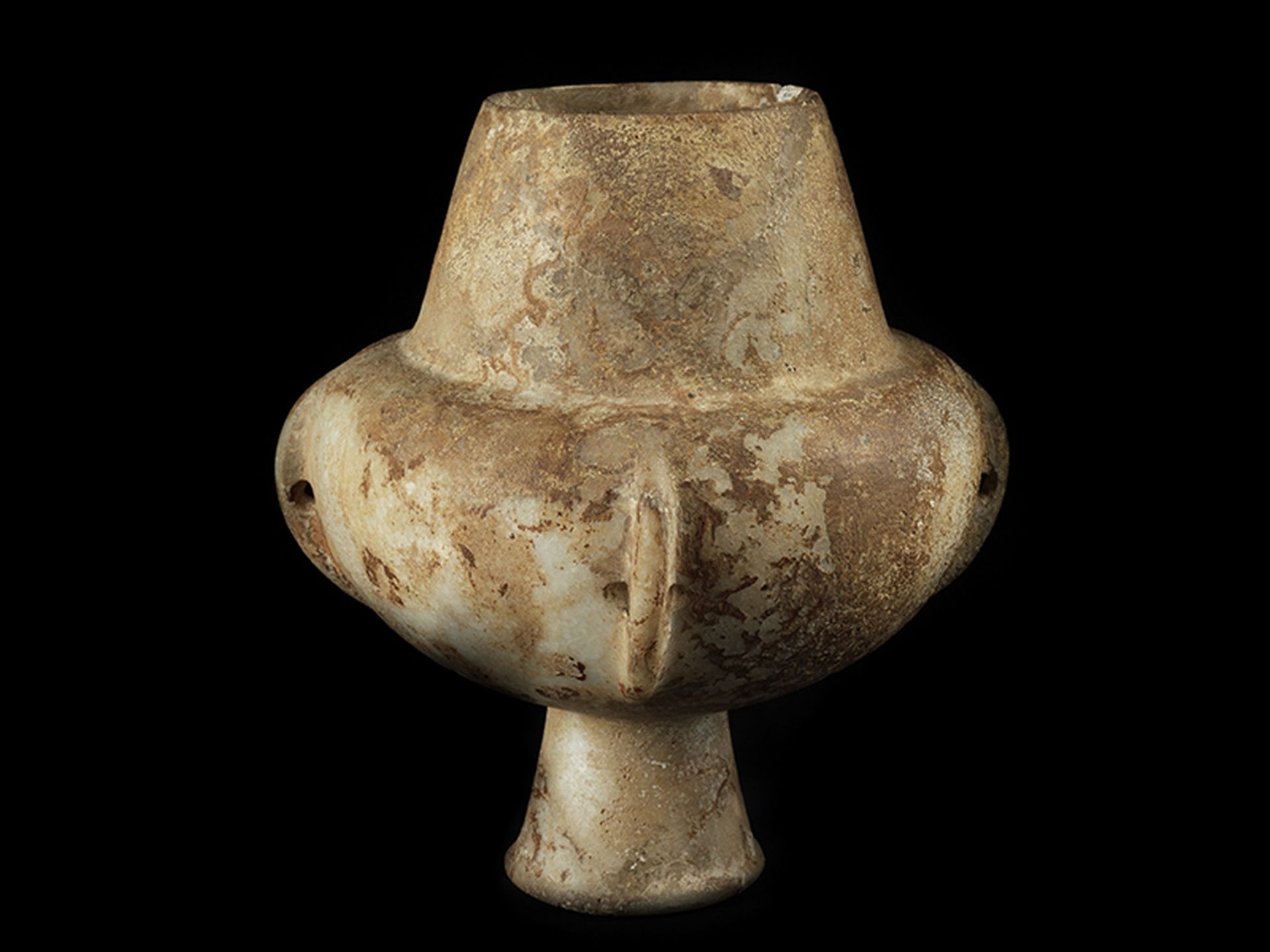 Kykladische Kandila "" Vierhenkel-Vase Höhe: 24 cm. Durchmesser: 20 cm. 3.200 "" 2.800 v. Chr. - Bild 6 aus 6
