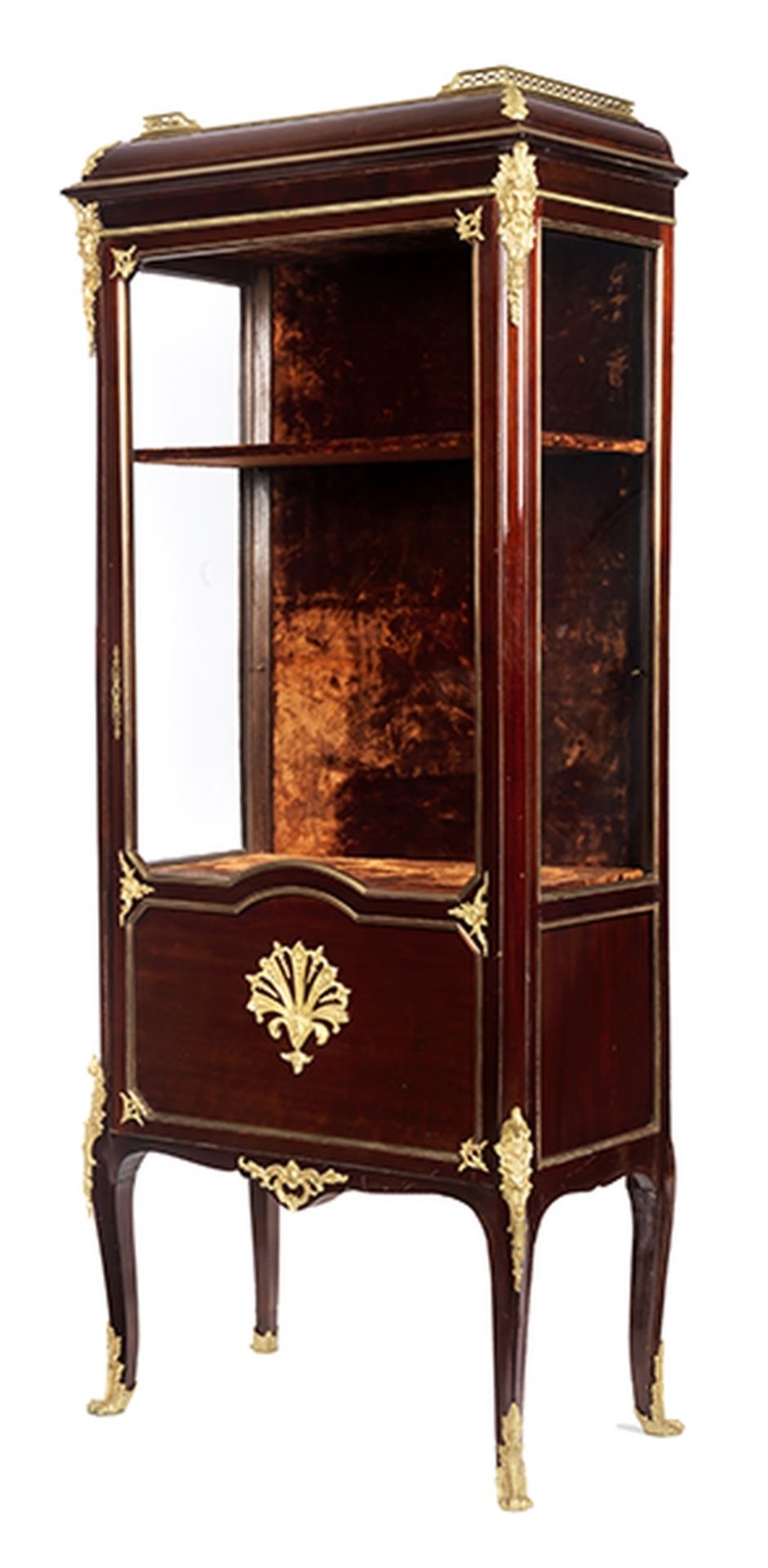 Elegante Vitrine im Transitions-Stil Höhe: 164,5 cm. Breite: 69 cm. Tiefe: 38,5 cm. Frankreich, Ende - Bild 4 aus 4