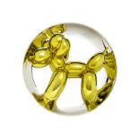 Jeff Koons, geb. 1955 York/ Pennsylvania BALLOON DOG, YELLOW Porzellan mit Chromschicht, Skulptur