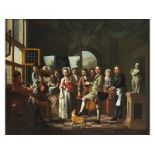 Melchior Brassauw, 1709 Mechelen "" um 1760 Antwerpen GESELLIGES FAMILIENTREFFEN IN EINEM