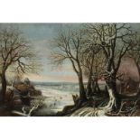 Alsloot, Denijs vanum 1570 Mechelen - um 1626 Brüssel Winterlandschaft mit Schlittschuhläufern