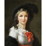 Elisabeth Vigeé-Lebrun, 1755 Paris "" 1842 ebenda, Werkstatt Die bekannte französische Malerin