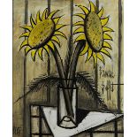 Bernard Buffet, 1928 Paris "" 1999 Tourtour/ Südfrankreich SOLEILS Öl auf Leinwand. 73 x 60 cm.